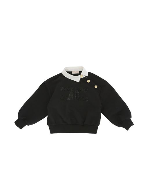Felpa, bambina, logata. ELISABETTA FRANCHI | EGFE068 0 FF002DN00